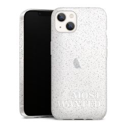 Silicone Glitter Case silver glitter