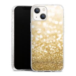 Silicone Glitter Case silver glitter