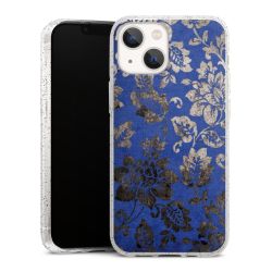 Silicone Glitter Case silver glitter