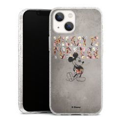 Silicone Glitter Case silver glitter