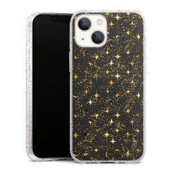 Silicone Glitter Case silver glitter