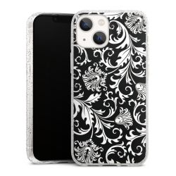 Silicone Glitter Case silver glitter