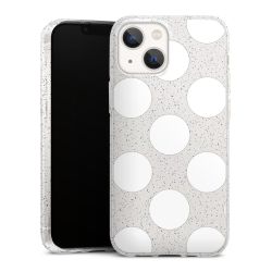 Silicone Glitter Case silver glitter