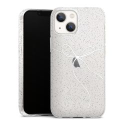 Silicone Glitter Case silver glitter