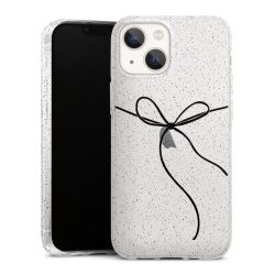 Silicone Glitter Case silver glitter