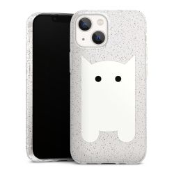 Silicone Glitter Case silver glitter