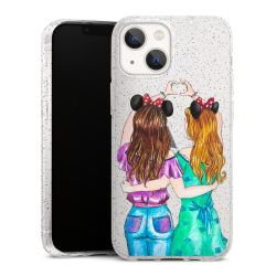 Silicone Glitter Case silver glitter