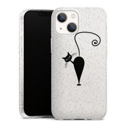 Silicone Glitter Case silver glitter