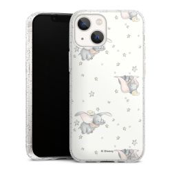 Silicone Glitter Case silver glitter