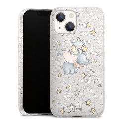 Silicone Glitter Case silver glitter