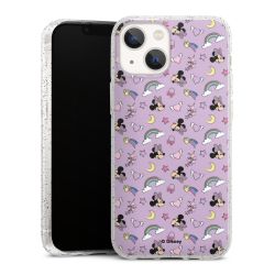 Silicone Glitter Case silver glitter