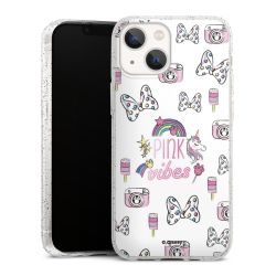 Silicone Glitter Case silver glitter