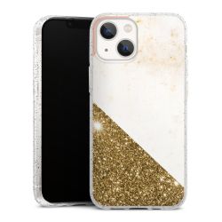 Silicone Glitter Case silver glitter