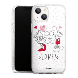 Silicone Glitter Case silver glitter