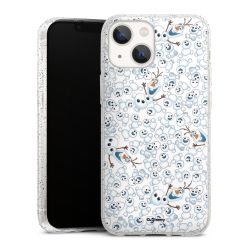 Silicone Glitter Case silver glitter