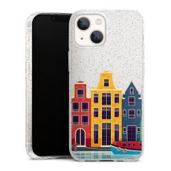 Silicone Glitter Case silver glitter