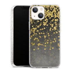 Silicone Glitter Case silver glitter