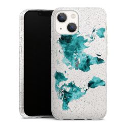 Silicone Glitter Case silver glitter