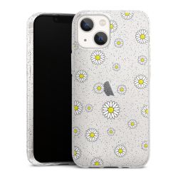 Silicone Glitter Case silver glitter