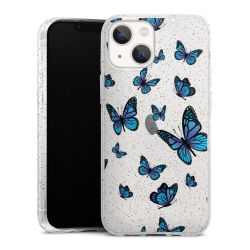 Silicone Glitter Case silver glitter