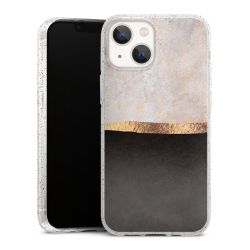 Silicone Glitter Case silver glitter