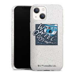 Silicone Glitter Case silver glitter