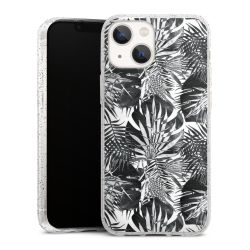 Silicone Glitter Case silver glitter