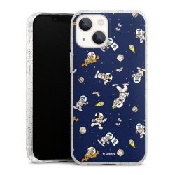 Silicone Glitter Case silver glitter