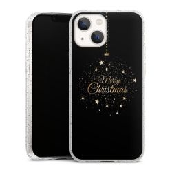 Silicone Glitter Case silver glitter