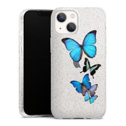 Silicone Glitter Case silver glitter