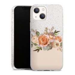 Silicone Glitter Case silver glitter