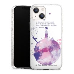 Silicone Glitter Case silver glitter