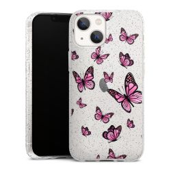 Silicone Glitter Case silver glitter