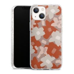 Silicone Glitter Case silver glitter