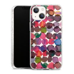 Silicone Glitter Case silver glitter