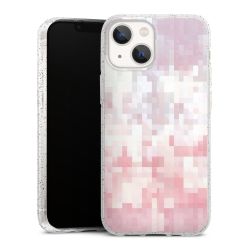 Silicone Glitter Case silver glitter