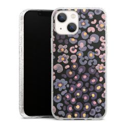 Silicone Glitter Case silver glitter