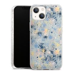 Silicone Glitter Case silver glitter