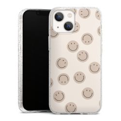 Silicone Glitter Case silver glitter