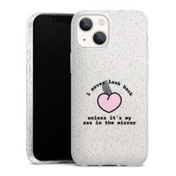 Silicone Glitter Case silver glitter