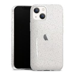 Silicone Glitter Case silver glitter