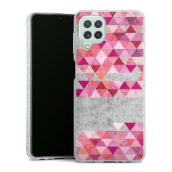 Silicone Glitter Case silver glitter