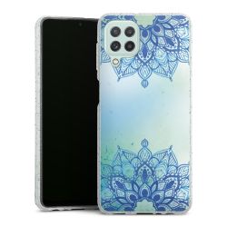 Silicone Glitter Case silver glitter