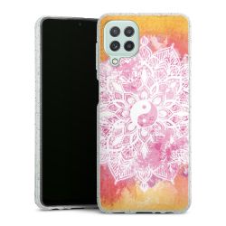 Silicone Glitter Case silver glitter