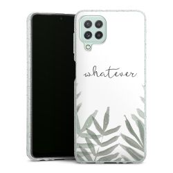 Silicone Glitter Case silver glitter