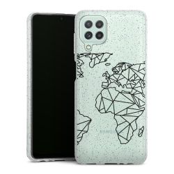 Silicone Glitter Case silver glitter