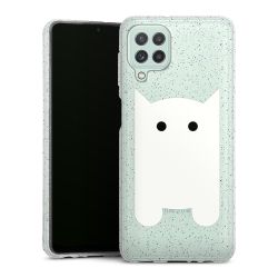 Silicone Glitter Case silver glitter