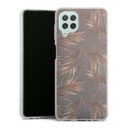 Silicone Glitter Case silver glitter