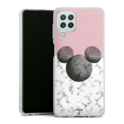 Silicone Glitter Case silver glitter