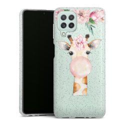 Silicone Glitter Case silver glitter